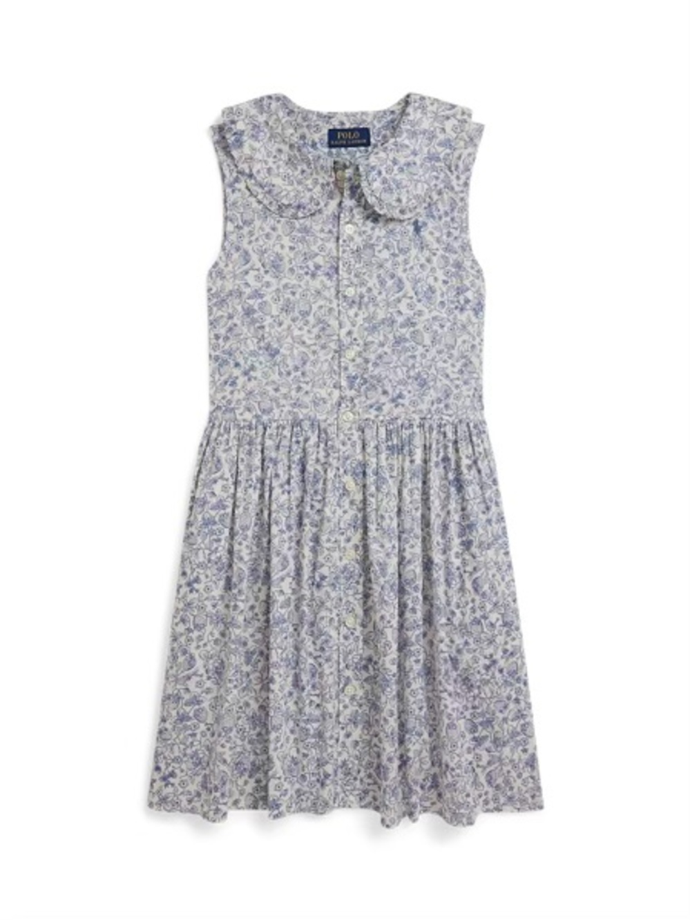 NWT Polo Ralph Lauren Floral Strawberry Garden Slub Cotton Shirtdress